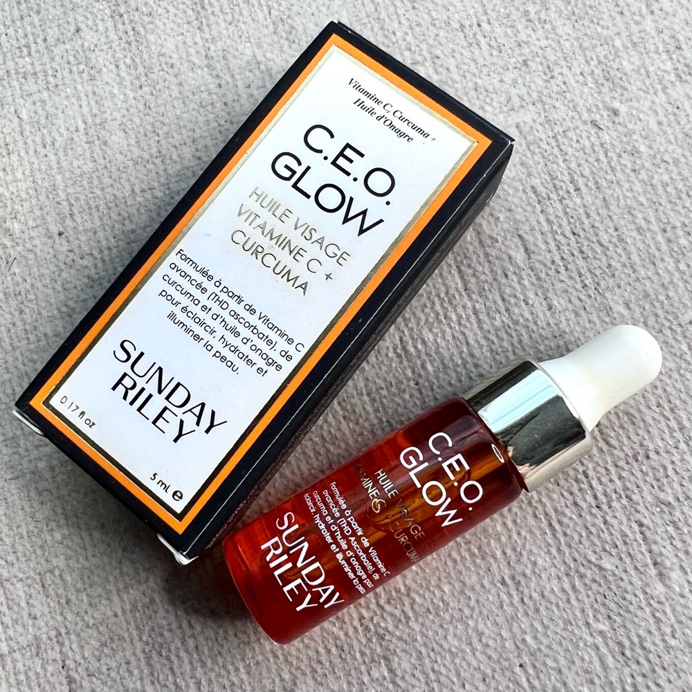 ❤️ SUNDAY RILEY C.E.O. Glow Vitamin C and Turmeric Face Oil mini